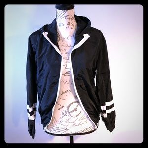 Cute Black & White Windbreaker